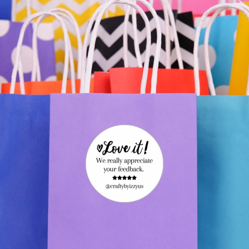 50 Poshmark Closet Thank You and Feedback Stickers